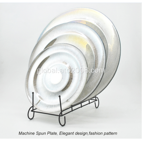Glass Plate Glass Plate With Electroplate Silver Color Manufactory